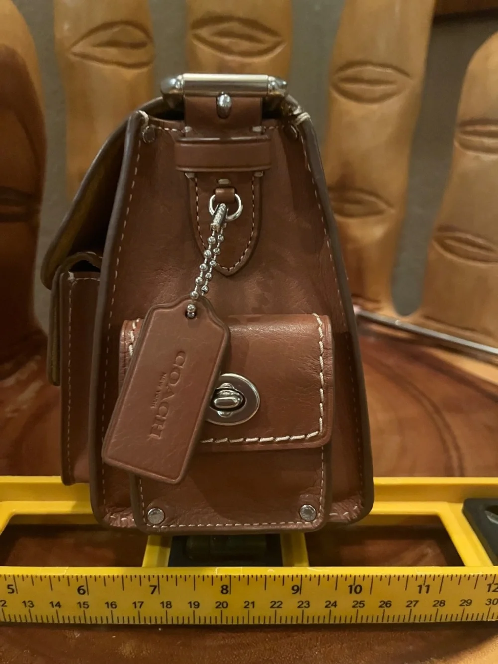 Coach Cargo Tabby Burnished Amber